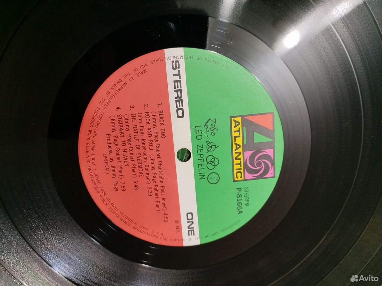 LED Zeppelin untitled IV 4 1971 Japan купить в Астрахани по низкой цене ...