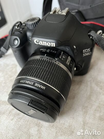 Зеркальный фотоаппарат canon 550d