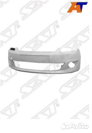 Бампер передний ford fiesta 06-08