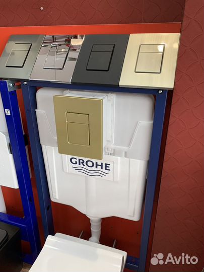 Инсталляция Grohe Золото