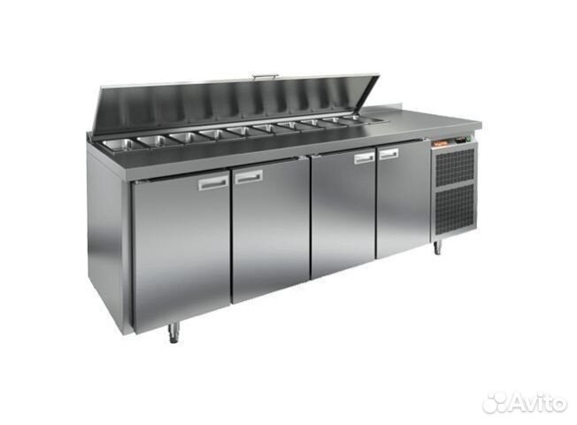 Стол для салатов hicold SL1-1111SN C крышк