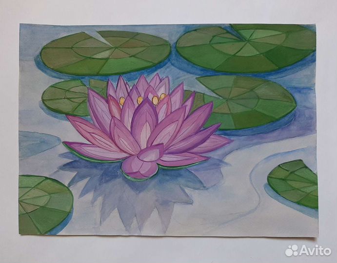 Интерьерная картина. Лотос