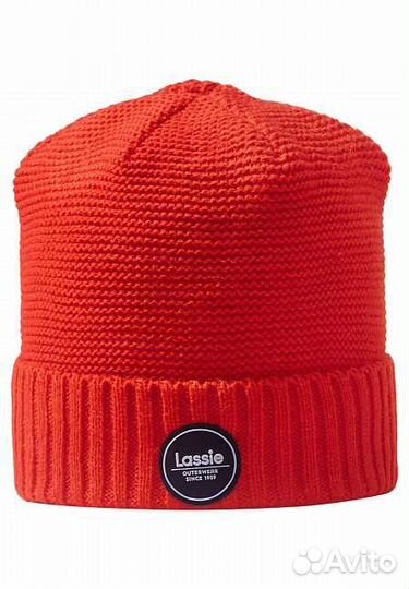 Шапка-бини Lassie Siire Оранжевая 050