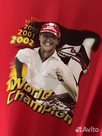 F1 Michael Schumacher 2002 rare vintage t-shirt