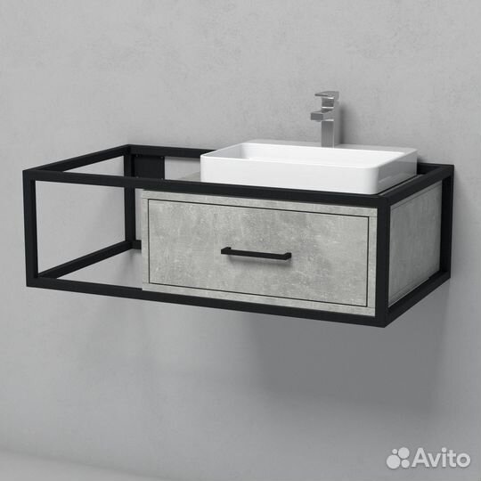 Тумба под раковину лофт