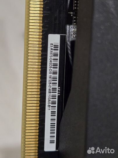 Видеокарта Asus RX 570 4gb