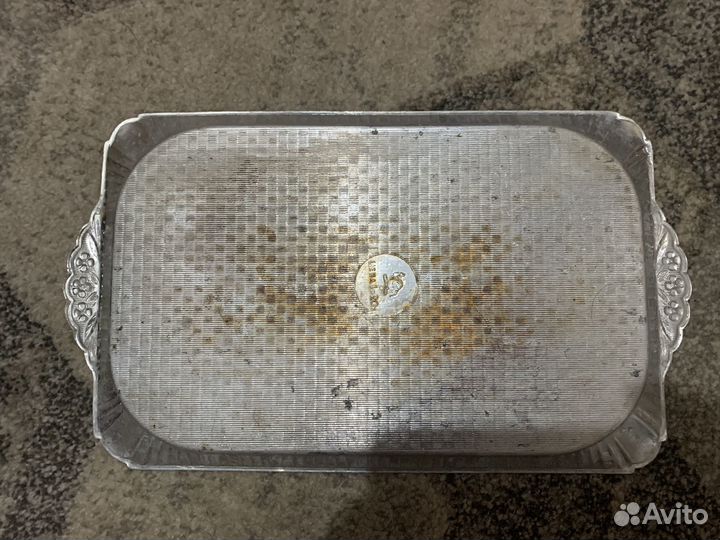 Поднос алюминиевый СССР