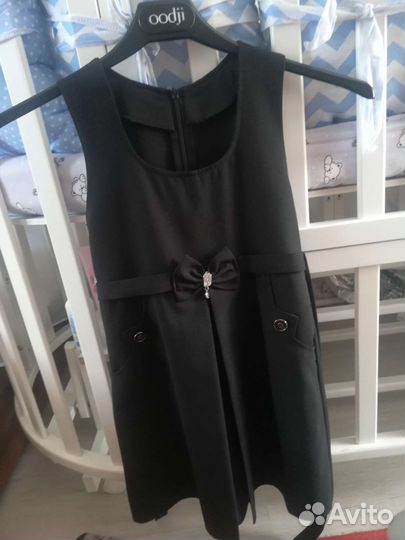 Школьный сарафан чёрный