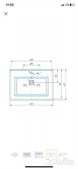 Раковина в ванную