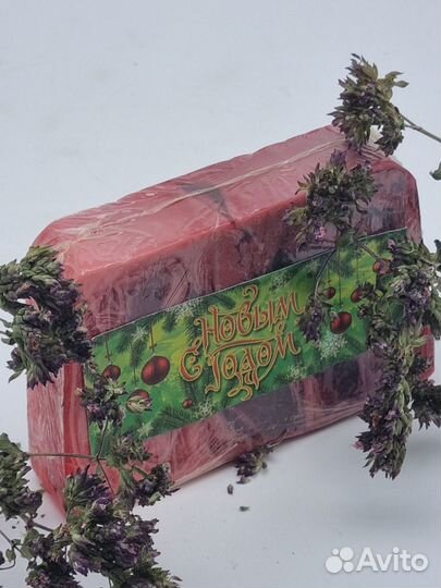 Мыло ручной работы Императорское 100гр с новым год