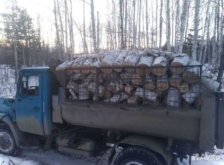 Дрова березовые колотые с доставкой