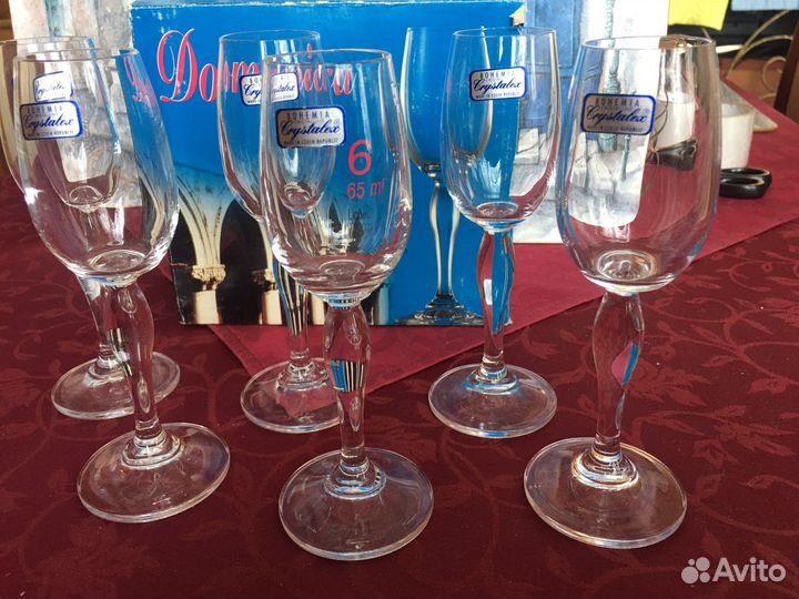 Бокалы и фужеры Богемия и Luminarc