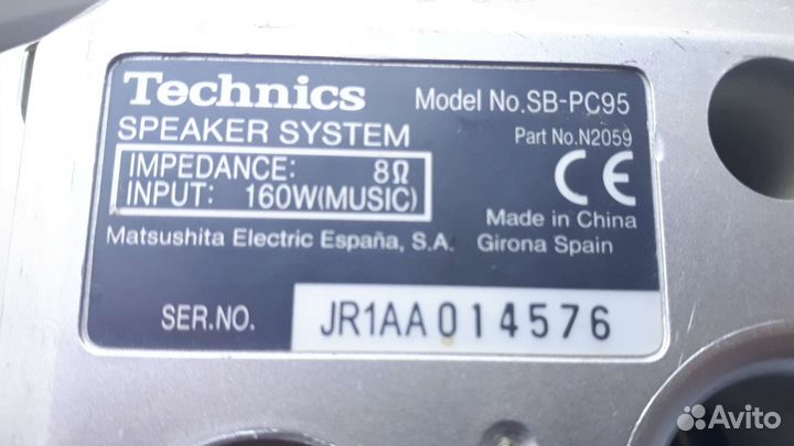 Колонка Technics SB-PC95