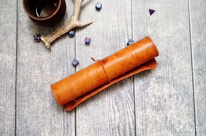 Дайс Трей натуральна кожа