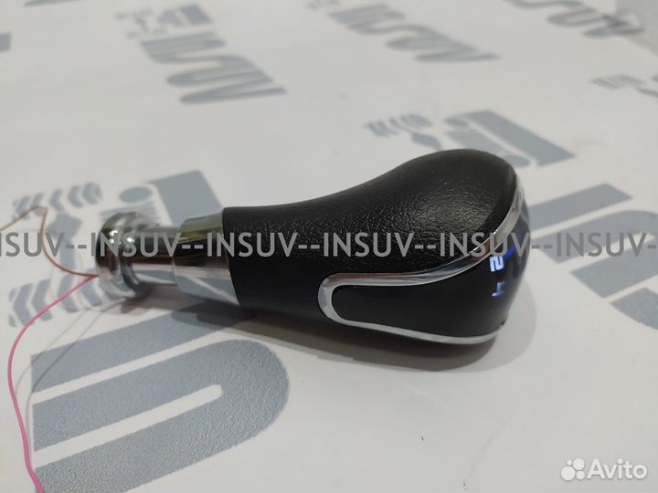 Ручка кпп Led Нива тип веста синий свет+хром