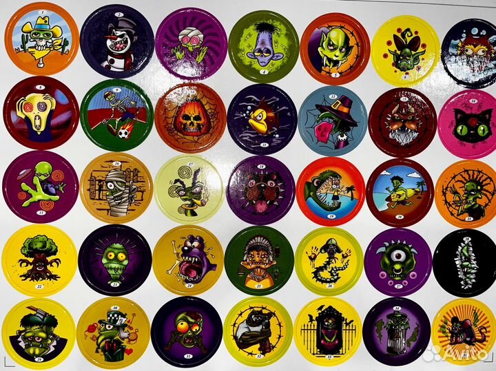 Фишки, сотки BAD monsters оптом