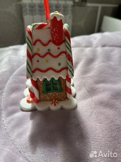 Новогодний домик на батарейках