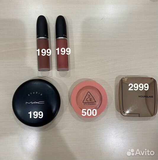 MAC жидкие помады, MAC пудра