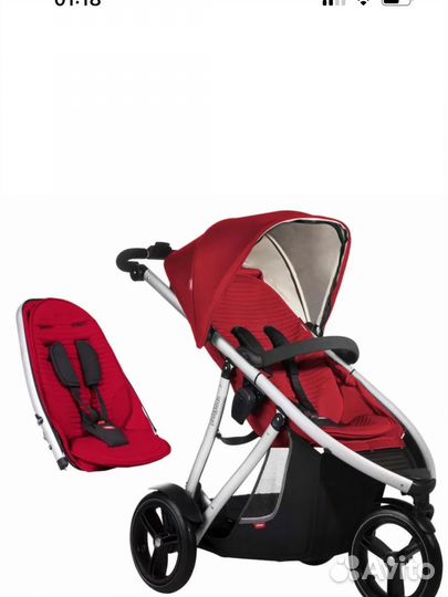 Коляска для погодков Phil and teds vibe 3