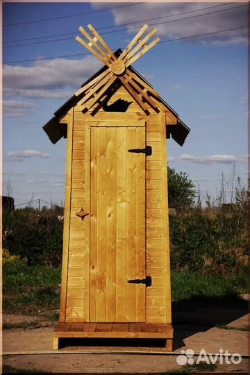 Дачный туалет с кошкой GSV