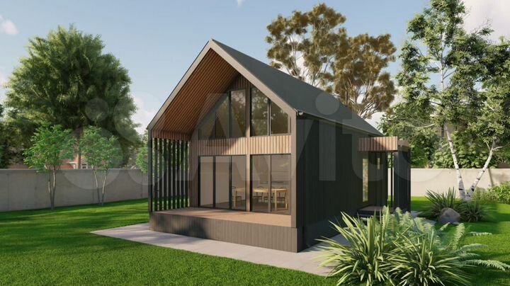 Дом 90 м² на участке 4 сот.