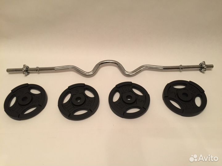 Комплект №239 (гриф ez + блины) Record