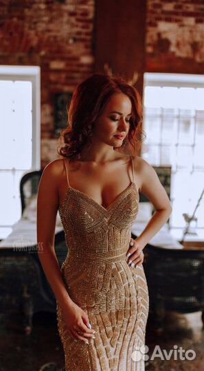 Прокат платья Dior Gold