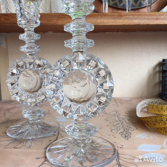 Подсвечник СССР хрусталь