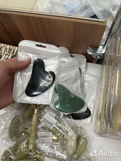 Набор роллер нефритовый