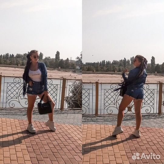 Джинсовая куртка и шорты