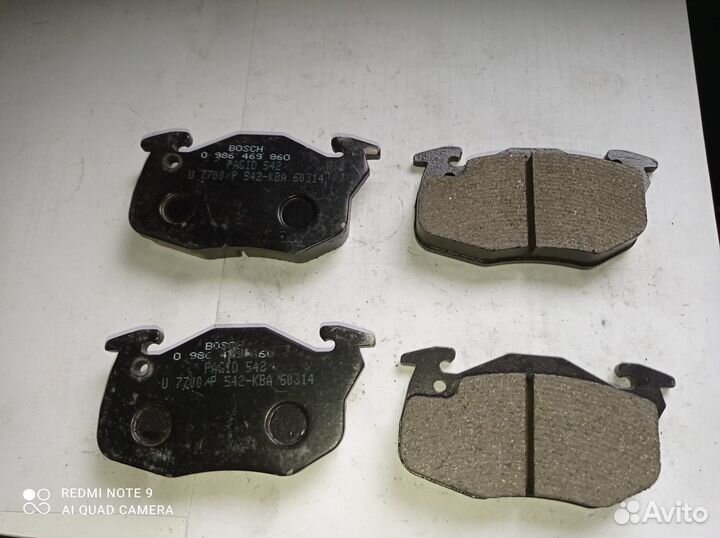 Колодки передние Пежо 405 Bosch 0986469860