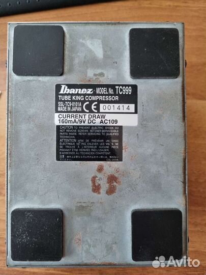 Гитарная педаль Ibanez TC-999 Tube King Compressor