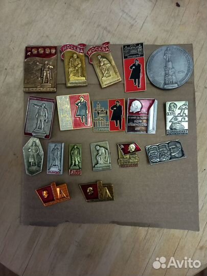 Значки СССР, Ленин, комсомол, пионерия, кпсс