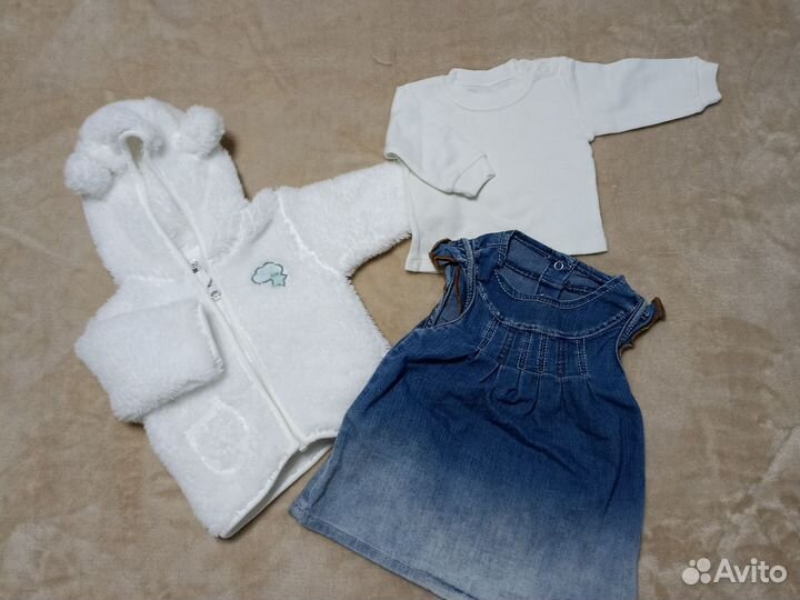 Детские вещи пакетом на девочку