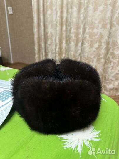 Норковая шапка мужская