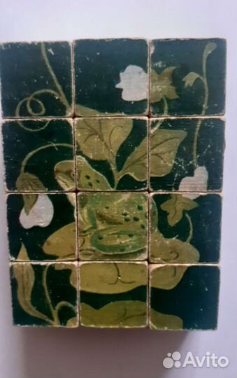 Кубики деревянные СССР