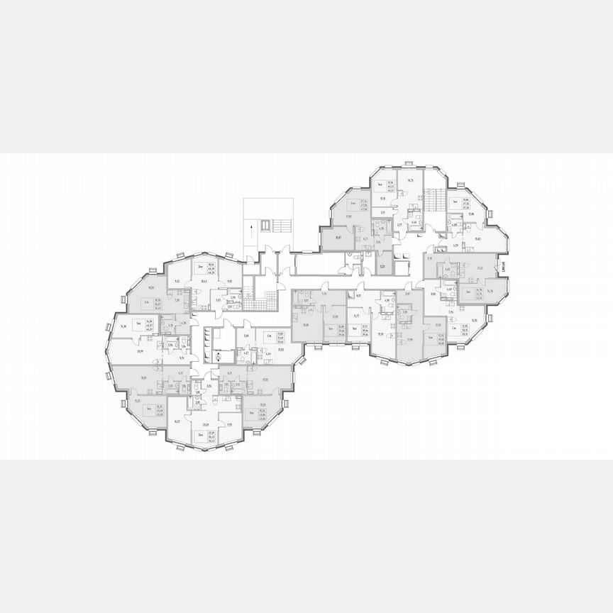 1-к. квартира, 46,4 м², 1/7 эт.