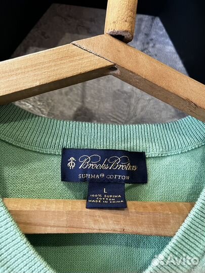 Brooks brothers жилет l-xl (свитер,джемпер,1/4)