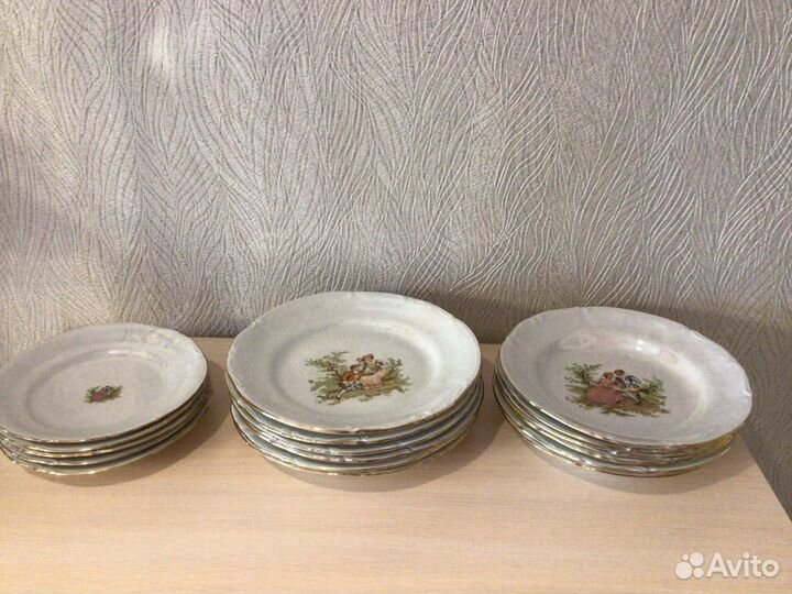Фарфоровый столовый сервиз chodziez Польша