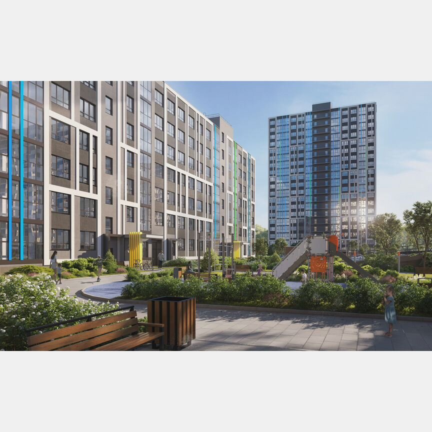 Квартира-студия, 21,9 м², 16/19 эт.