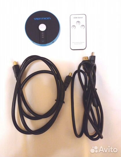 Переключатель на 3 разъема Vention