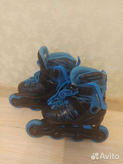 Ролики детские, раздвиж. р.28-31 защита в подарок