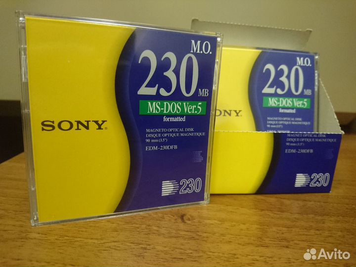 Магнитооптический диск - sony EDM-230DFB