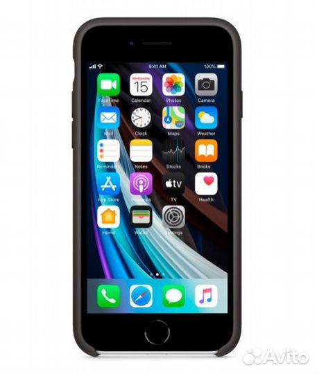 Оригинал Apple Silicone Case для iPhone SE (2020)