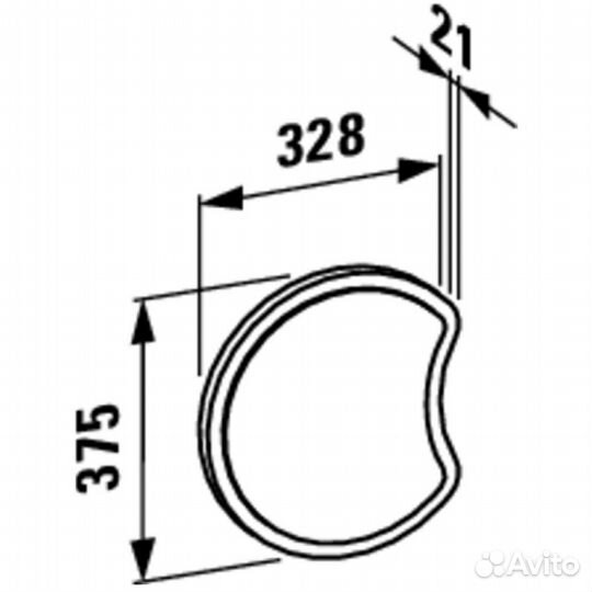 Зеркало Laufen Florakids 32 4.6161.2.003.472.1 Зе
