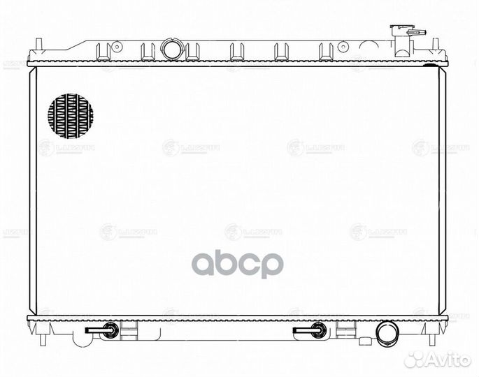 Радиатор основной luzar LRc141CA LRC141CA luzar
