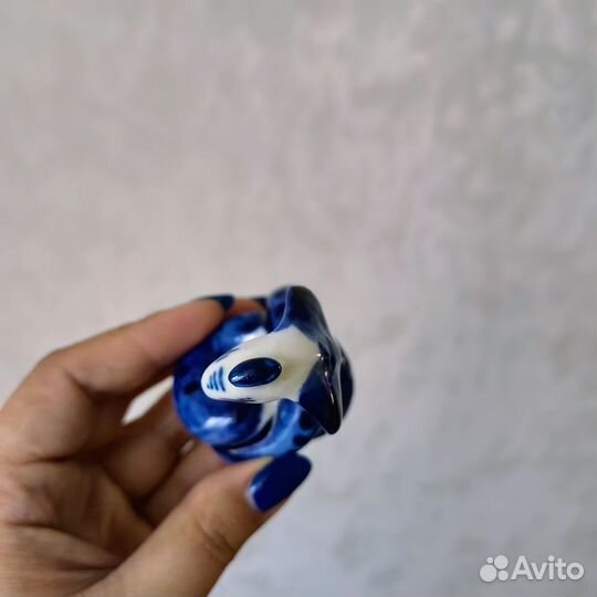 Статуэтка фигурка Гжель змея кобра