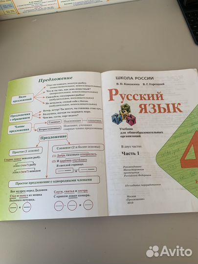 Учебники по русскому языку 4 класс 1 часть