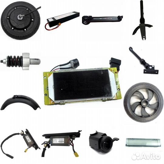 Запчасти на электросамокат, гироскутер