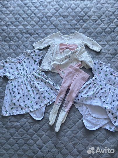 Пакет вещей для девочки 56-68